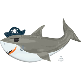 Γενέθλια - Μπαλόνι Foil "Ahoy Birthday Shark" 104εκ. - Κωδικός: A38482 - Anagram